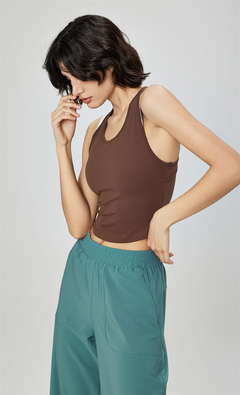 WOO YOGA Tops & Tees Gia Open Back Tank Top