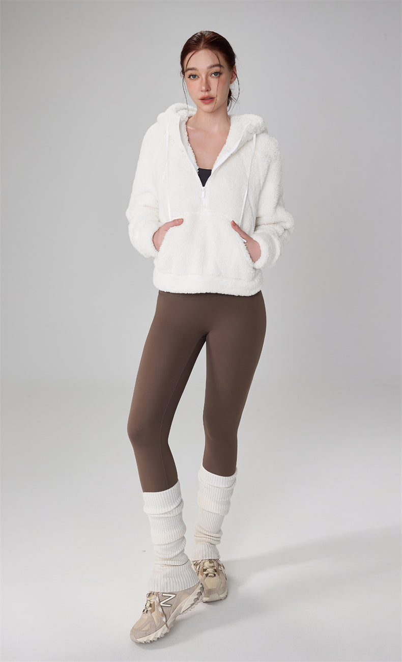 WOO YOGA Jackets Kaia Ultra Warm Fleece Hoodie