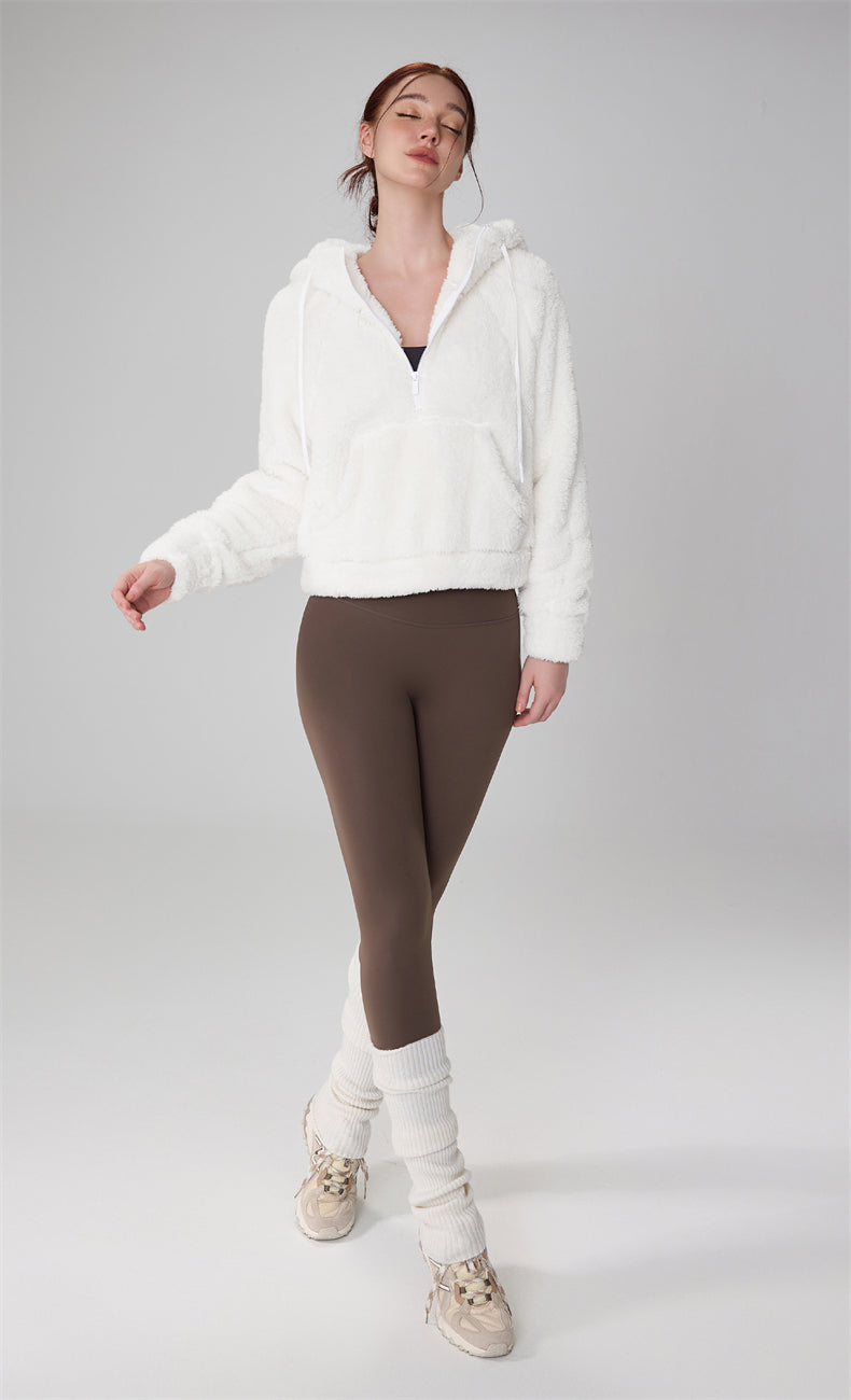 WOO YOGA Jackets Kaia Ultra Warm Fleece Hoodie