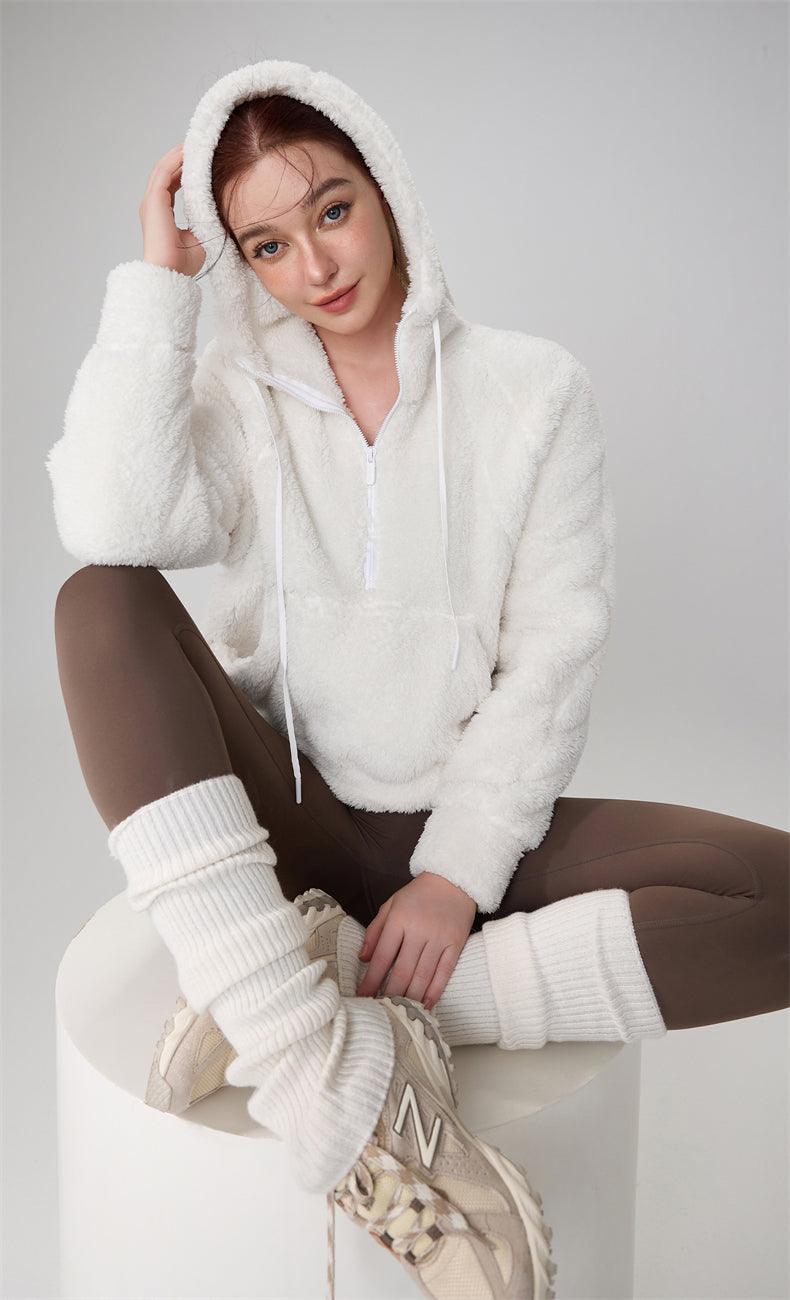 WOO YOGA Jackets Kaia Ultra Warm Fleece Hoodie