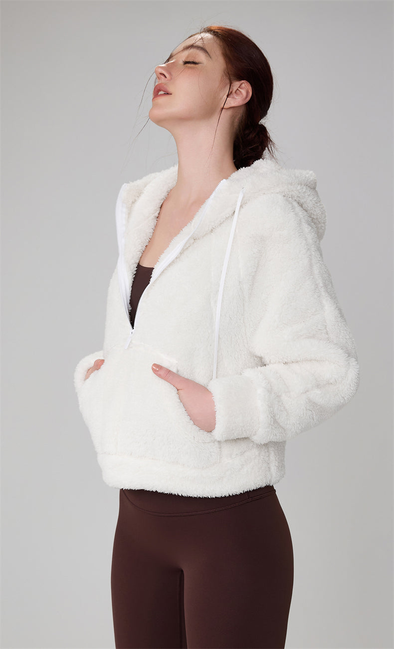 WOO YOGA Jackets Kaia Ultra Warm Fleece Hoodie