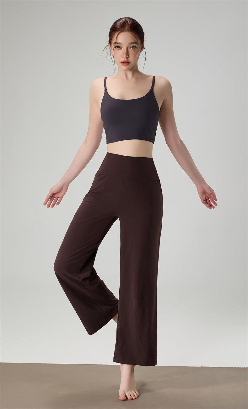 WOO YOGA Pants Alissa Wide Leg Lightweight Sweatpant