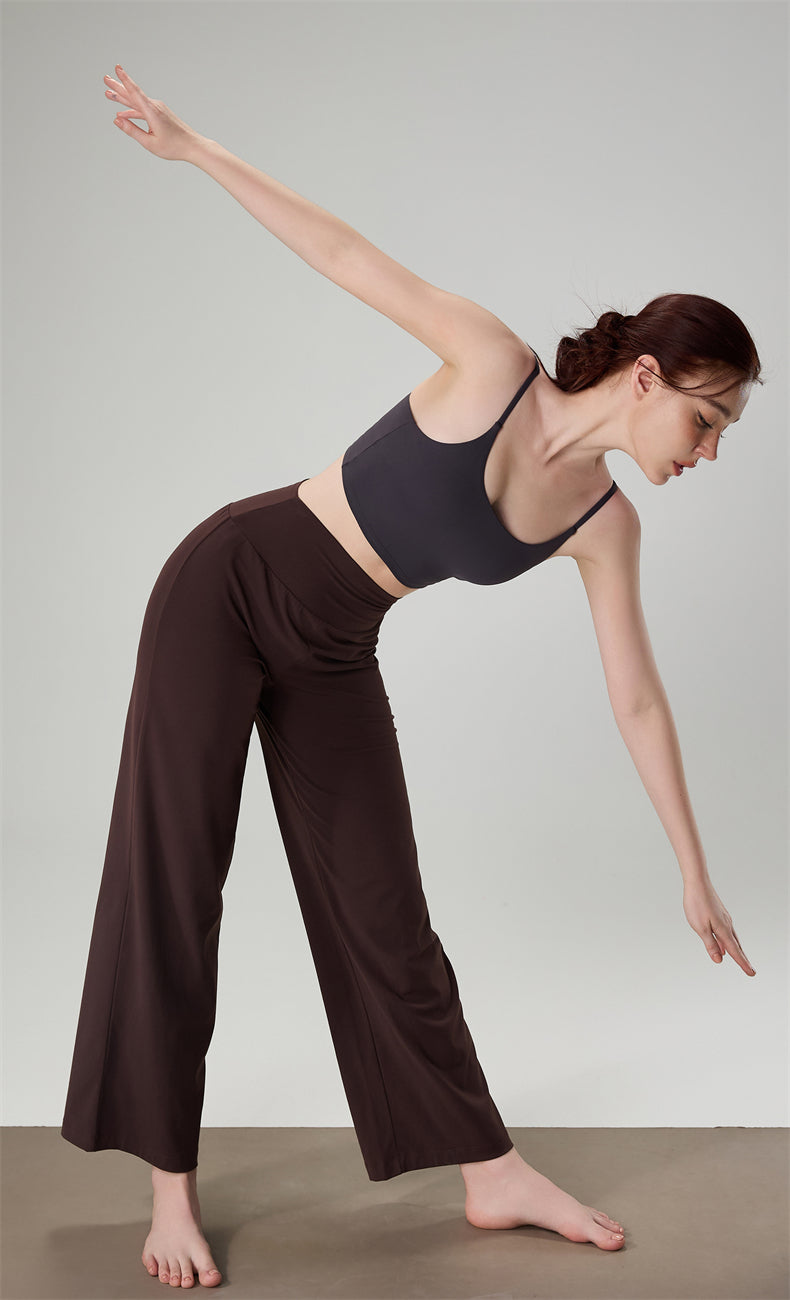 WOO YOGA Pants Alissa Wide Leg Lightweight Sweatpant