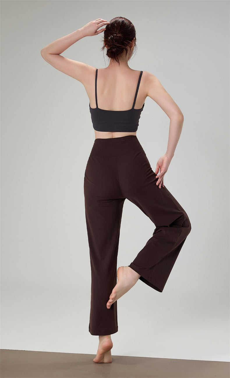 WOO YOGA Pants Alissa Wide Leg Lightweight Sweatpant