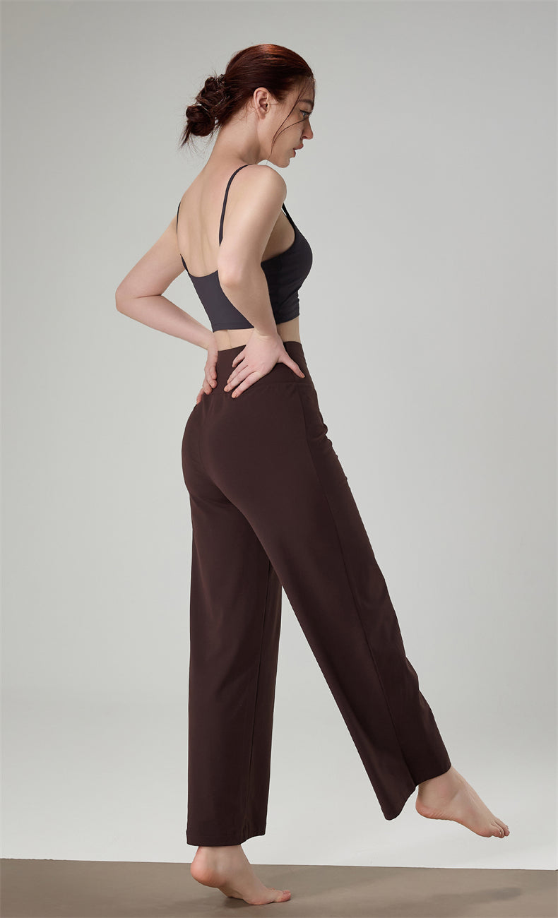 WOO YOGA Pants Alissa Wide Leg Lightweight Sweatpant