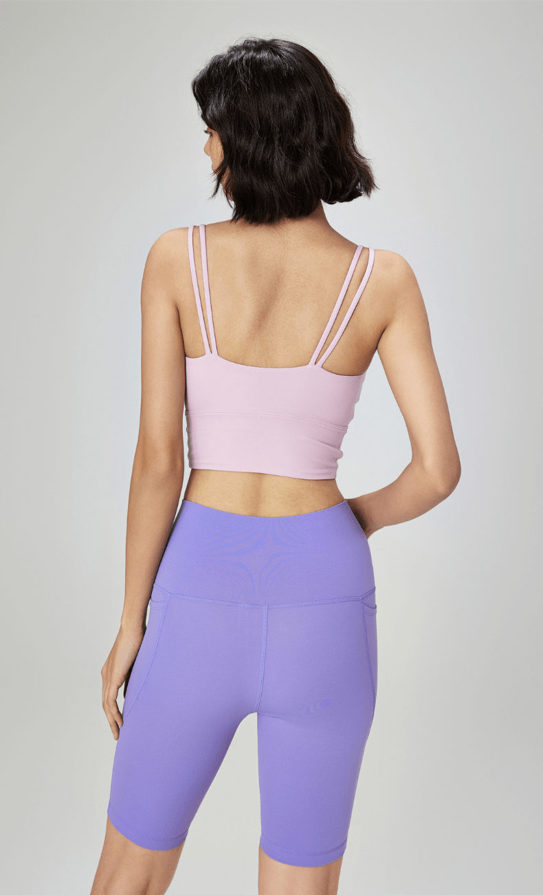 WOO YOGA Shorts Jen High-Waisted Bike Short with Pockets
