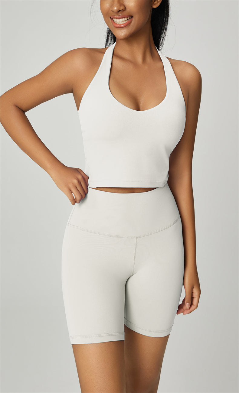 WOO YOGA Sports Bras Valentina Open Back Sports Bra