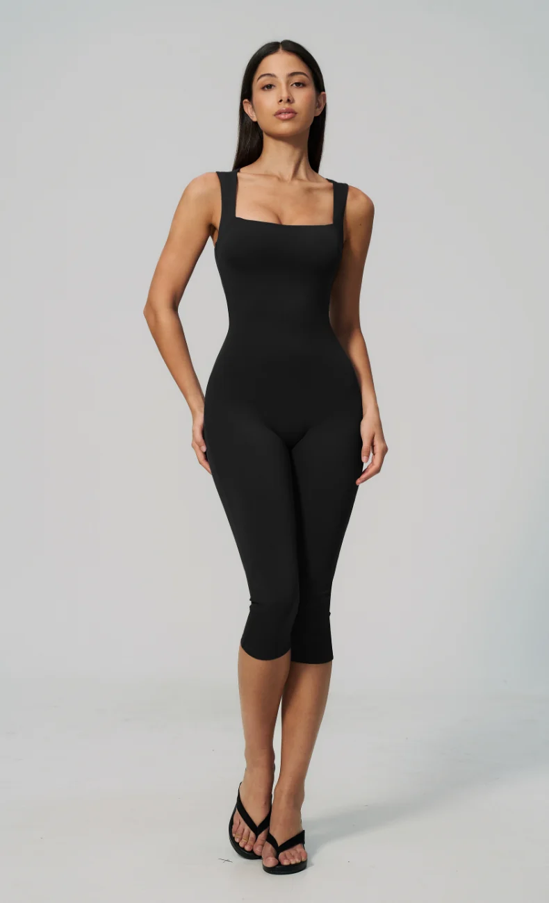Sabrina Throw & Go Capri Jumpsuit