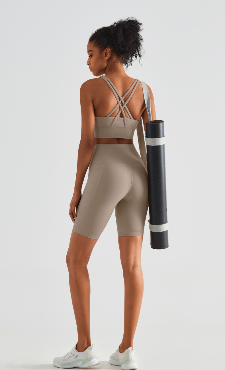 WOO YOGA Matching Sets Jen Seamless High Support Women Workout Set