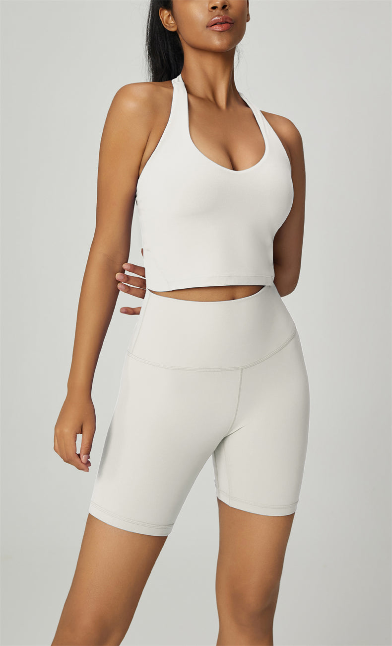 WOO YOGA Sports Bras Valentina Open Back Sports Bra