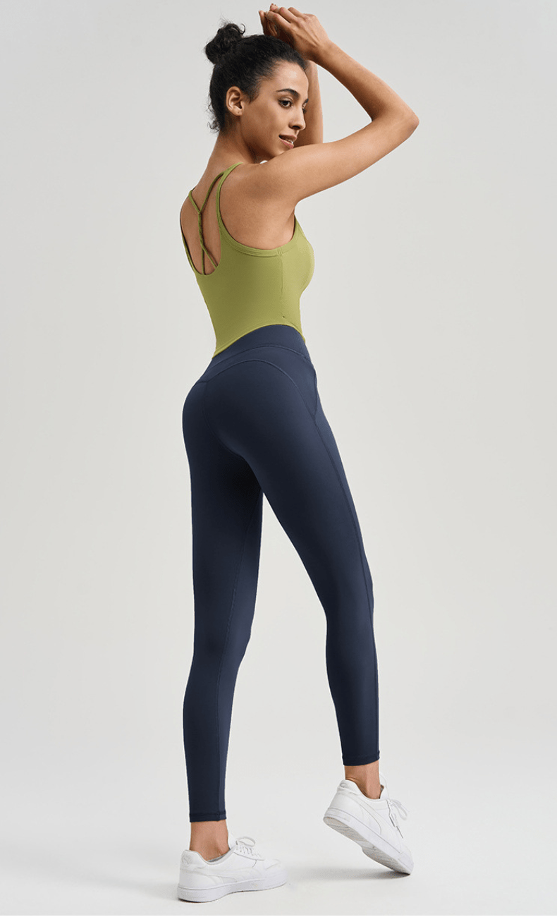 WOO YOGA Sports Bras Briana High Waist Built-in Underwear Legging