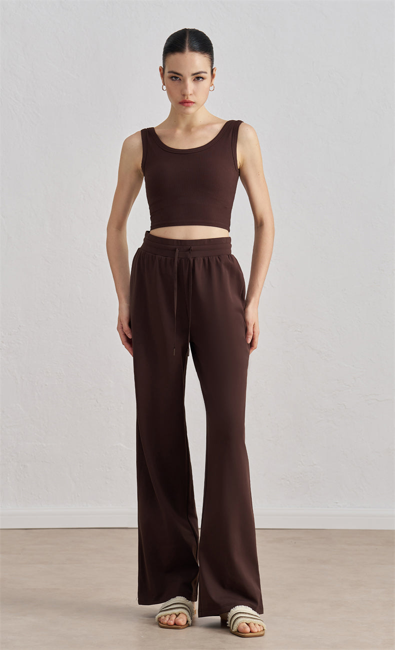 WOO YOGA Pants Victoria Ultra Warm Lightweight Straight Leg Sweatpant