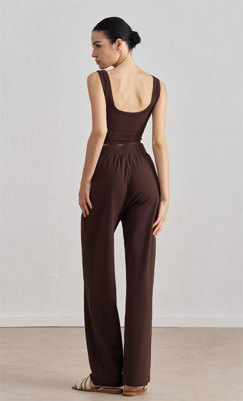 WOO YOGA Pants Victoria Ultra Warm Lightweight Straight Leg Sweatpant