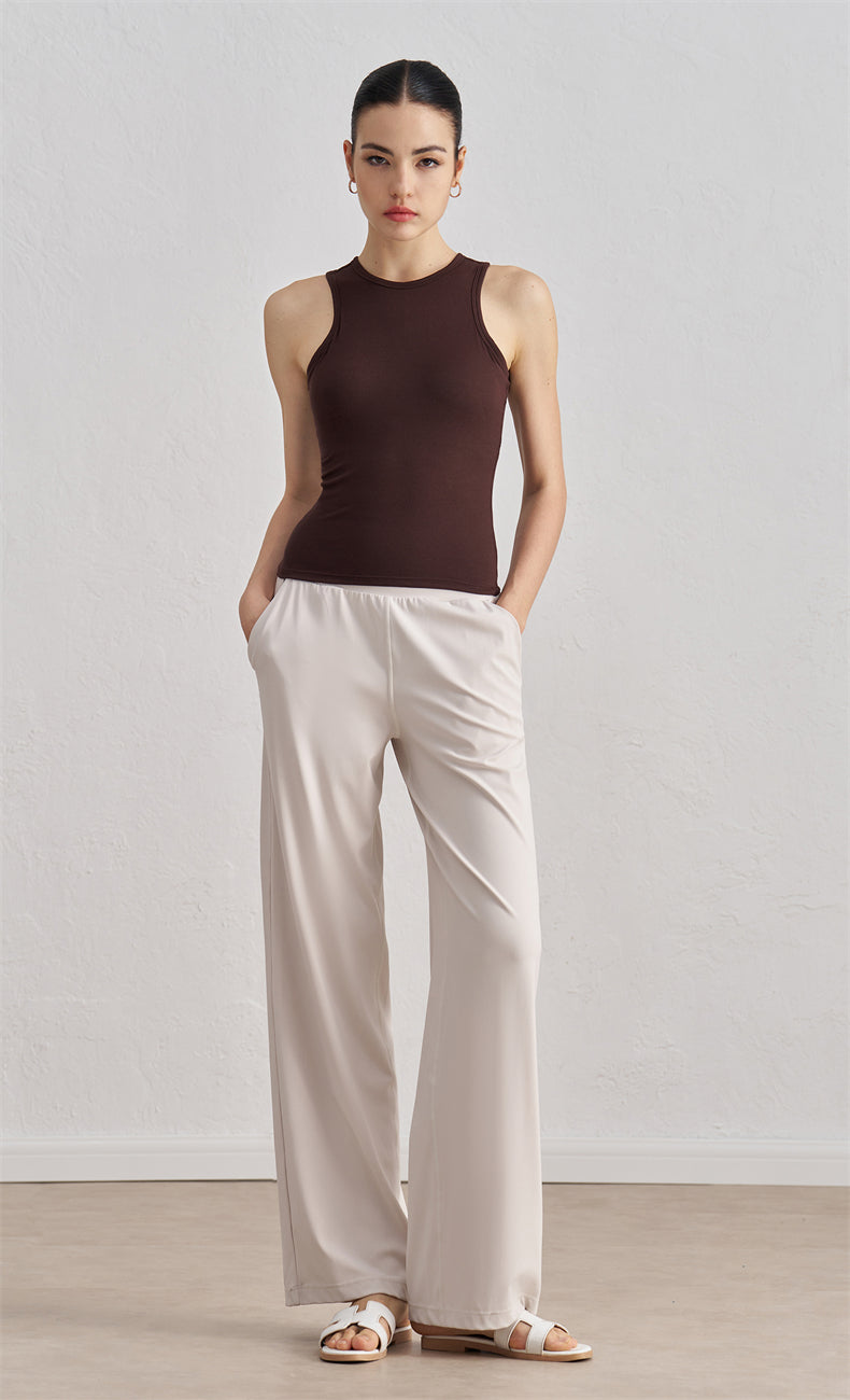 WOO YOGA Tops & Tees Victoria Ribbed Slim Tank Top