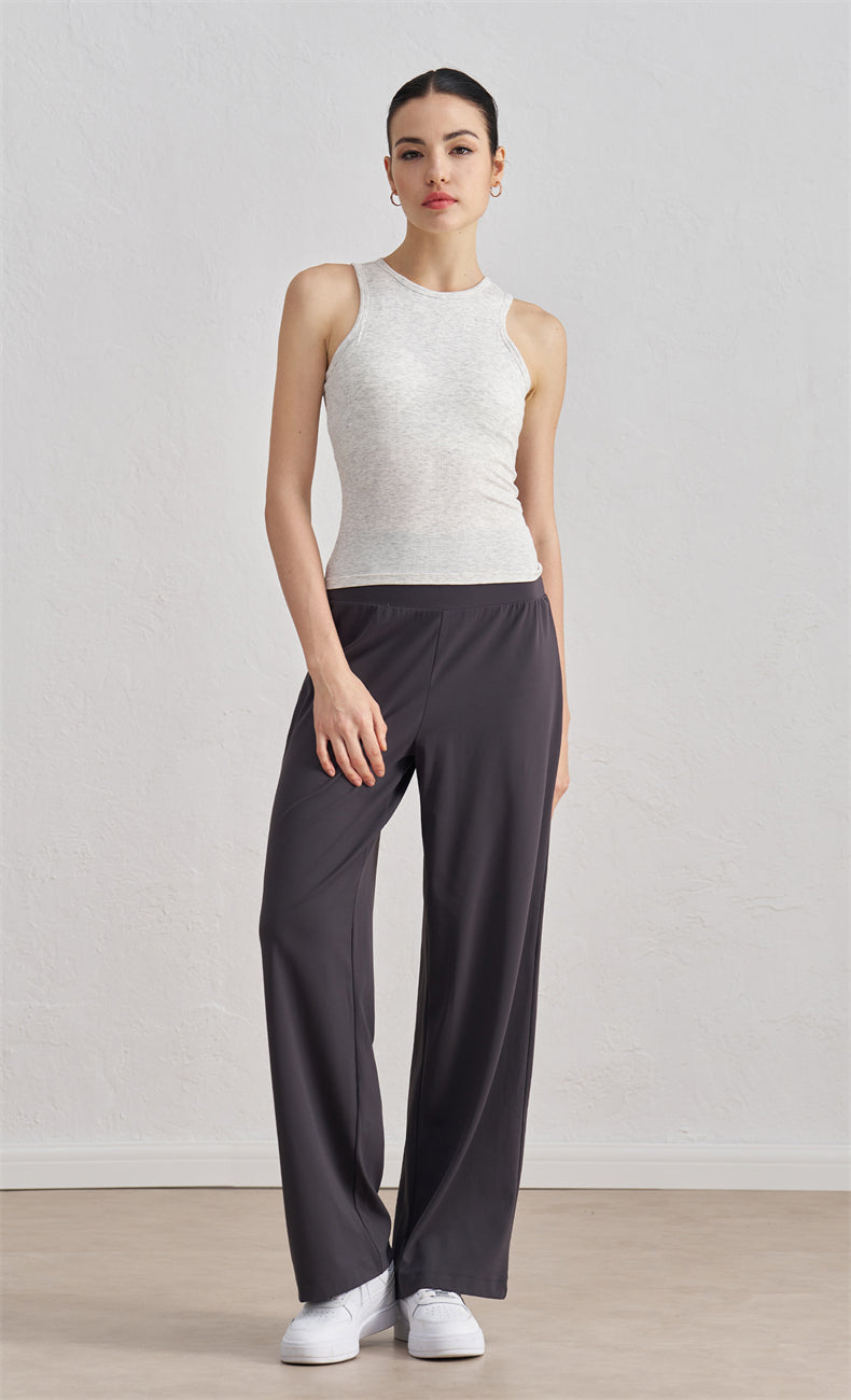 WOO YOGA Tops & Tees Victoria Ribbed Slim Tank Top