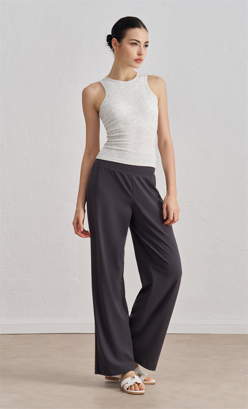 WOO YOGA Tops & Tees Victoria Ribbed Slim Tank Top