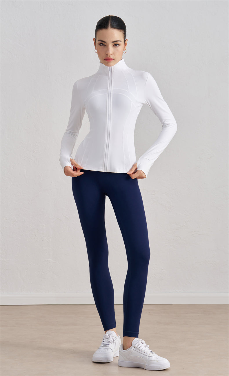WOO YOGA Jackets Nova High Collar Thermal Compression Jacket