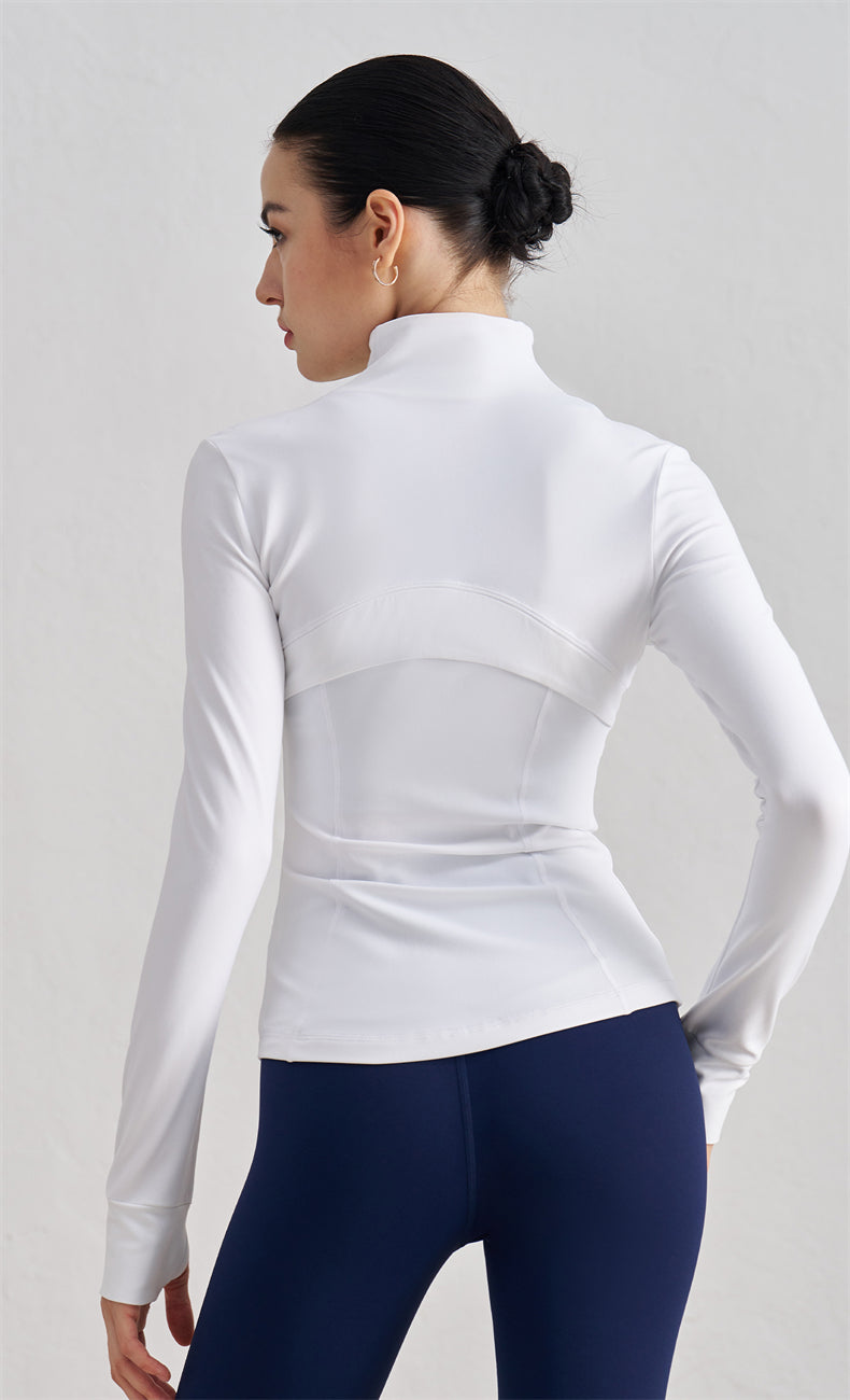 WOO YOGA Jackets Nova High Collar Thermal Compression Jacket