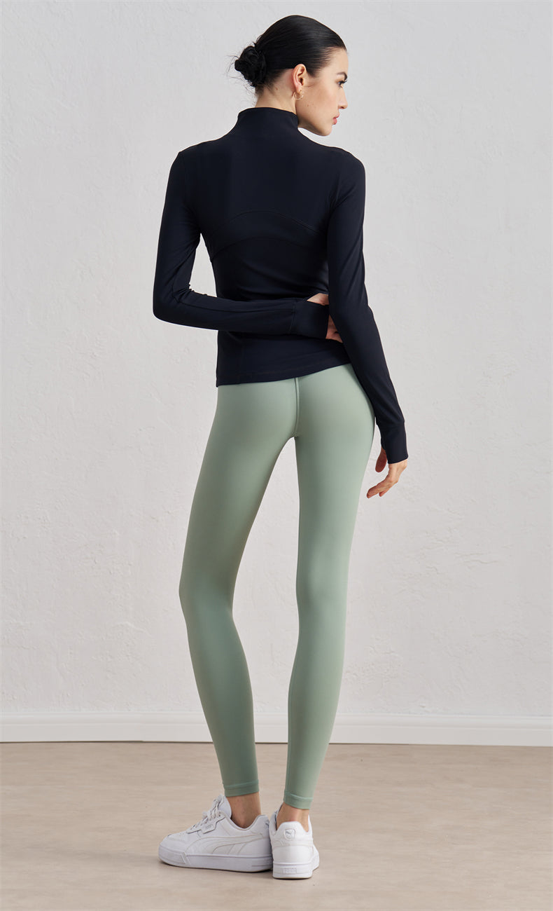 WOO YOGA Jackets Nova High Collar Thermal Compression Jacket