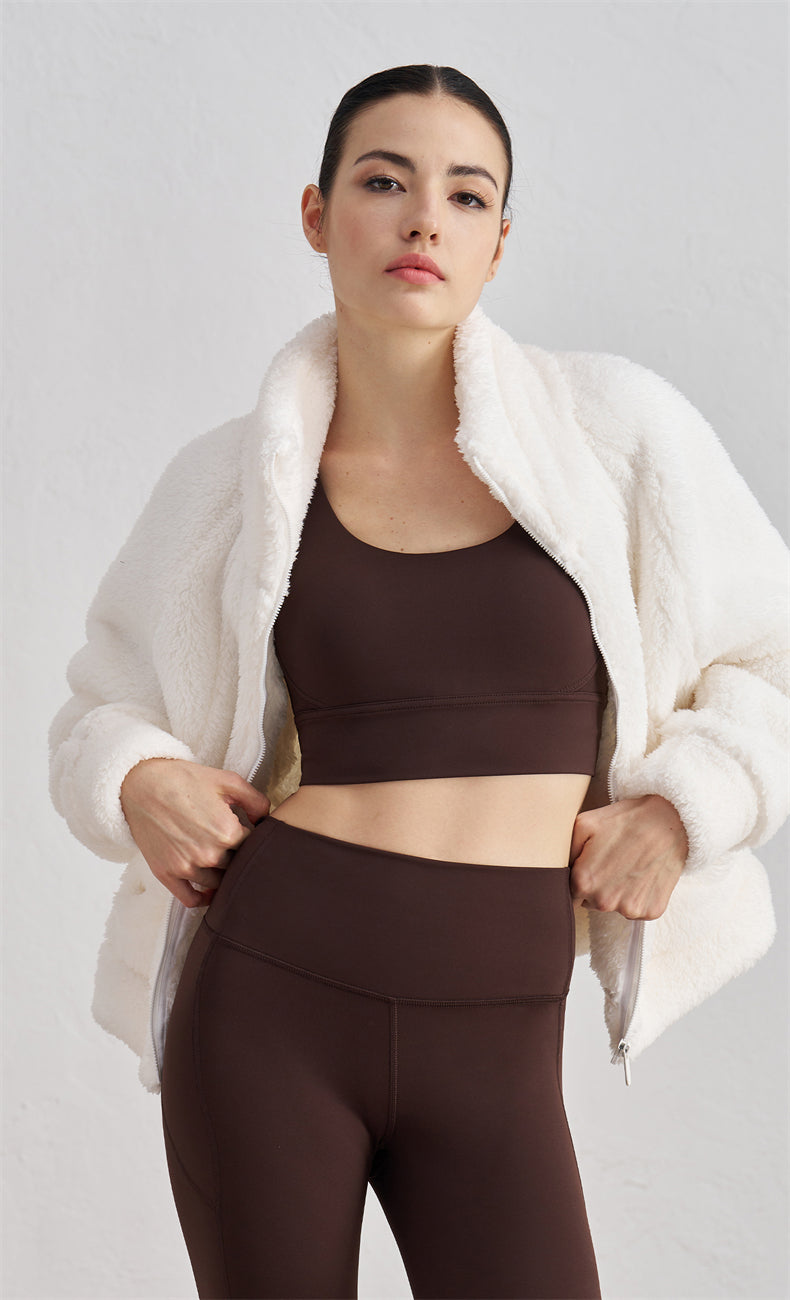 WOO YOGA Jackets Kaia Ultra Lightweight Fleece Jacket