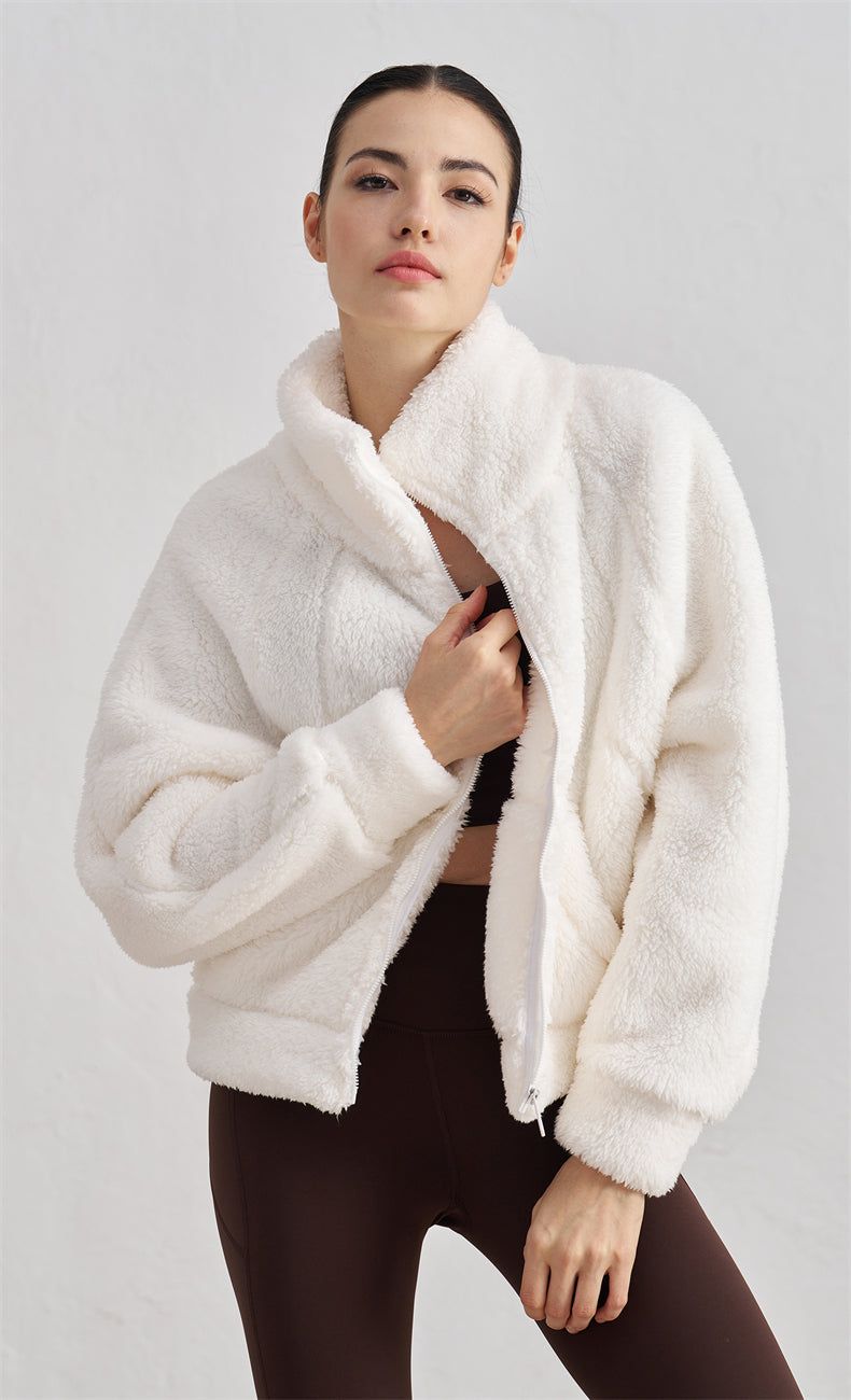 WOO YOGA Jackets Kaia Ultra Lightweight Fleece Jacket