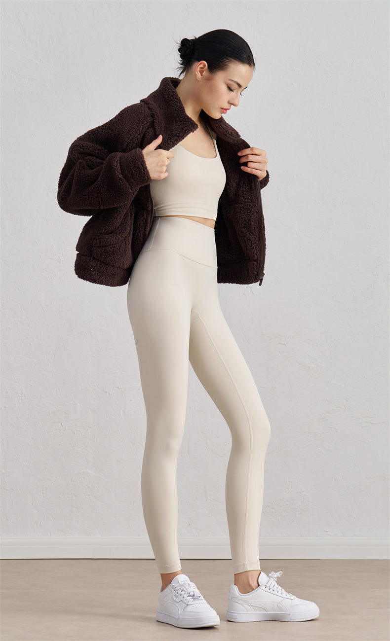 WOO YOGA Jackets Kaia Ultra Lightweight Fleece Jacket