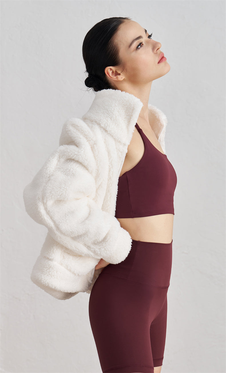 WOO YOGA Jackets Kaia Ultra Lightweight Fleece Jacket