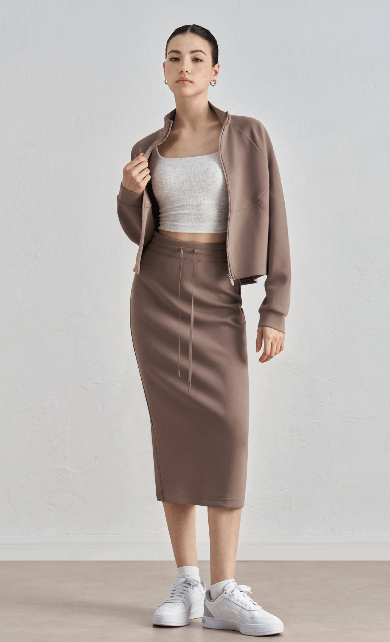 WOO YOGA Skirts Ophelia Athletic Midi Skirt