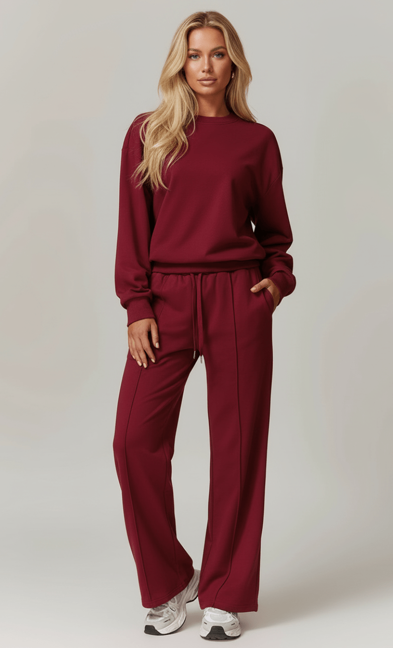 WOO YOGA Pants Victoria Organic Cotton Straight Leg Yoga Pant