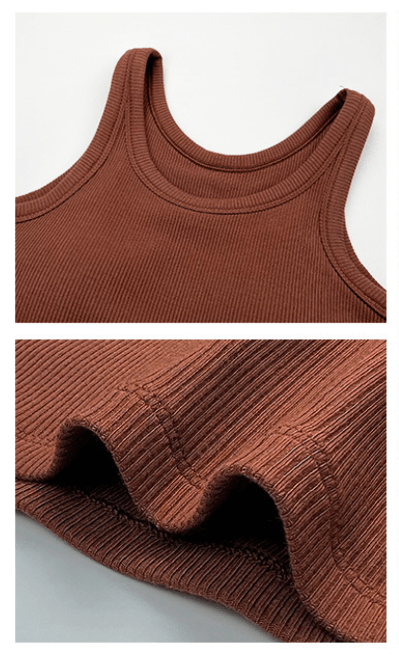 WOO YOGA Dress Olivia Ribbed Casual Dress