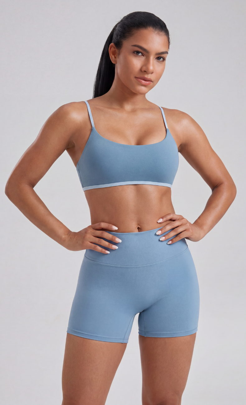 Lily Sculpt Workout Tank & Biker Short Set