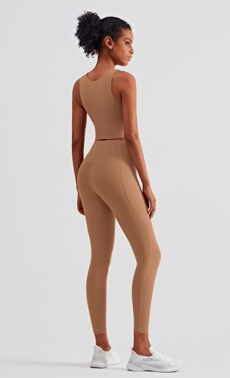 WOO YOGA Leggings Heather High-Impact Sculpting Legging