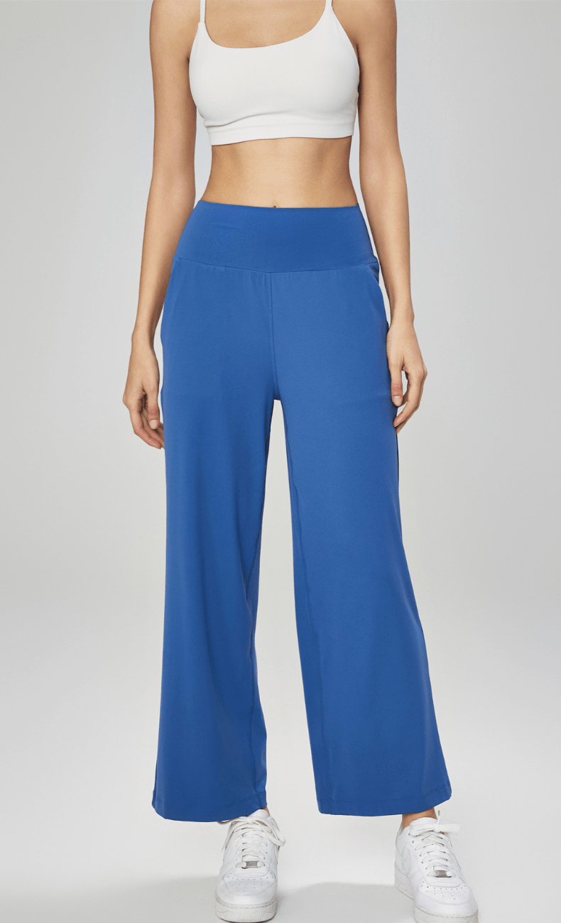 WOO YOGA Pants Ivanka High-Waist Straight Leg Pant