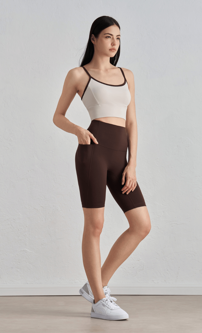 WOO YOGA Shorts Simone High-Waisted Seamless Fitness Short