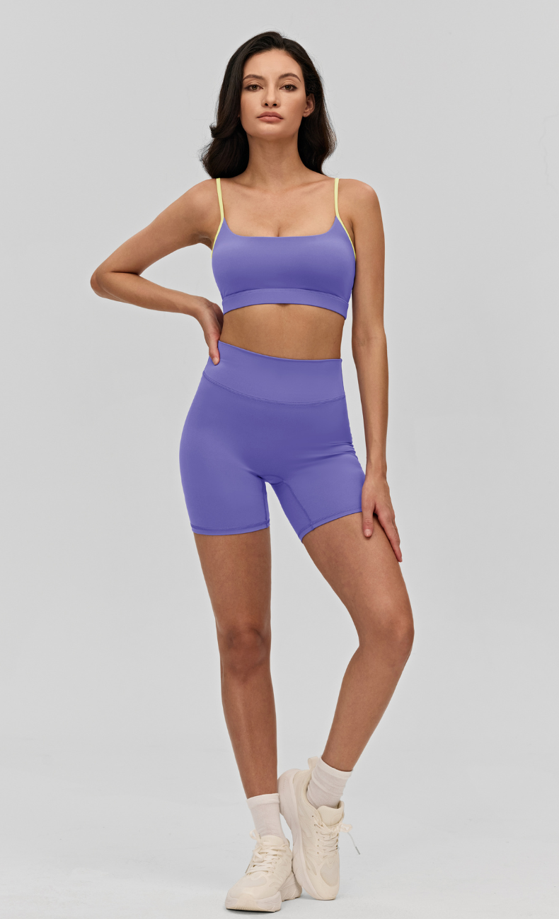 Elodie V-Waist Scrunch Butt Biker Shorts