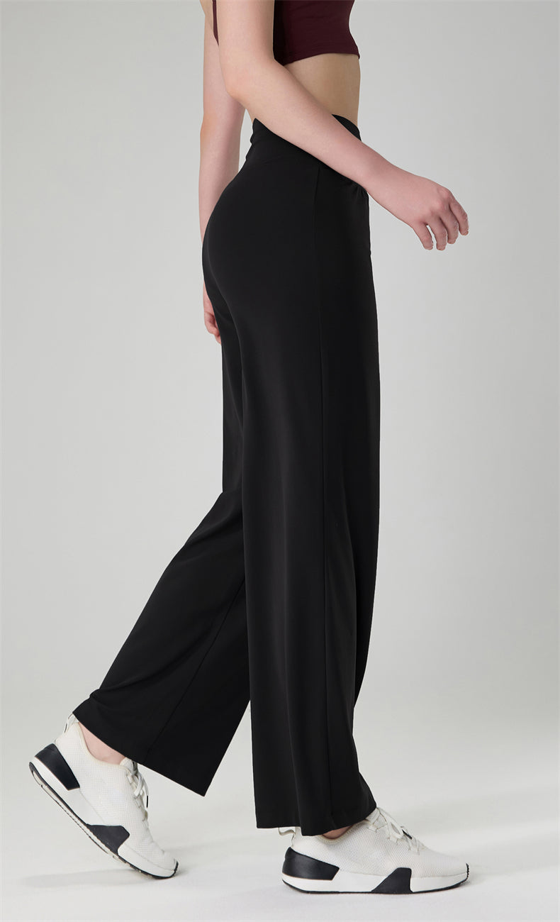 WOO YOGA Pants Alissa Wide Leg Lightweight Sweatpant