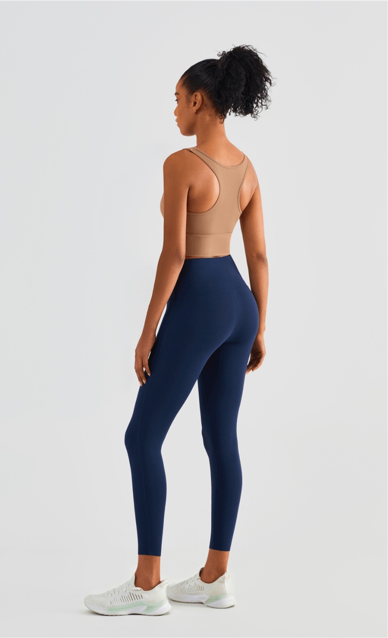 WOO YOGA Sports Bras Heather High Impact Built-in Bra Tank