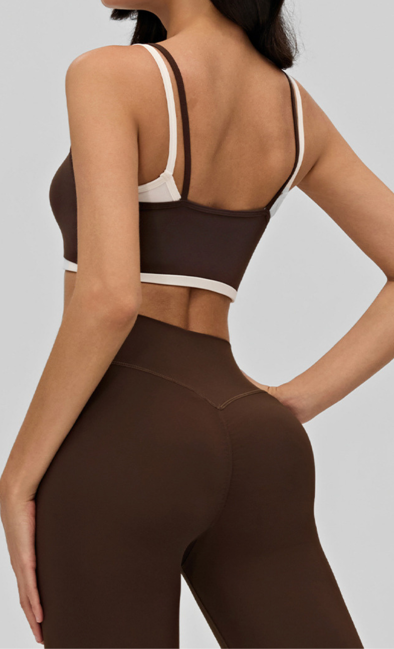 Elle Contrast Trim Workout Set