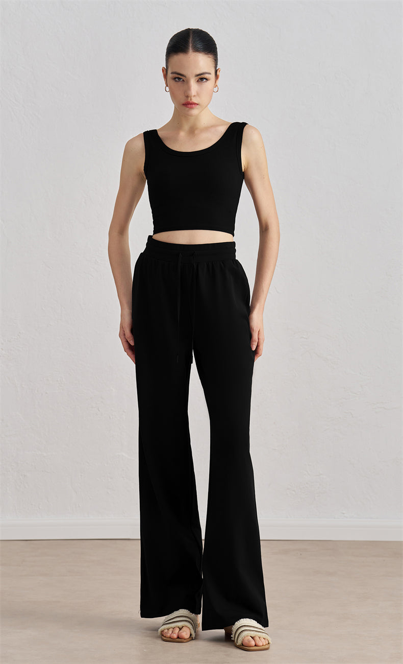 WOO YOGA Pants Victoria Ultra Warm Lightweight Straight Leg Sweatpant