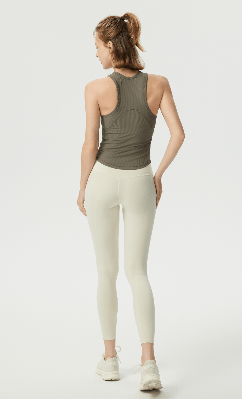 WOO YOGA Tops & Tees Selene Ribbed Built-In Bra Tank