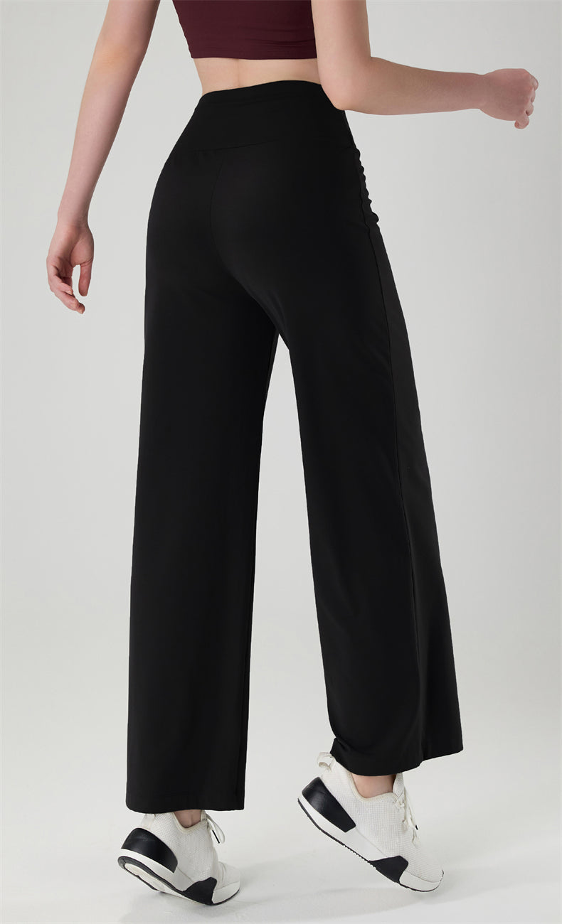 WOO YOGA Pants Alissa Wide Leg Lightweight Sweatpant