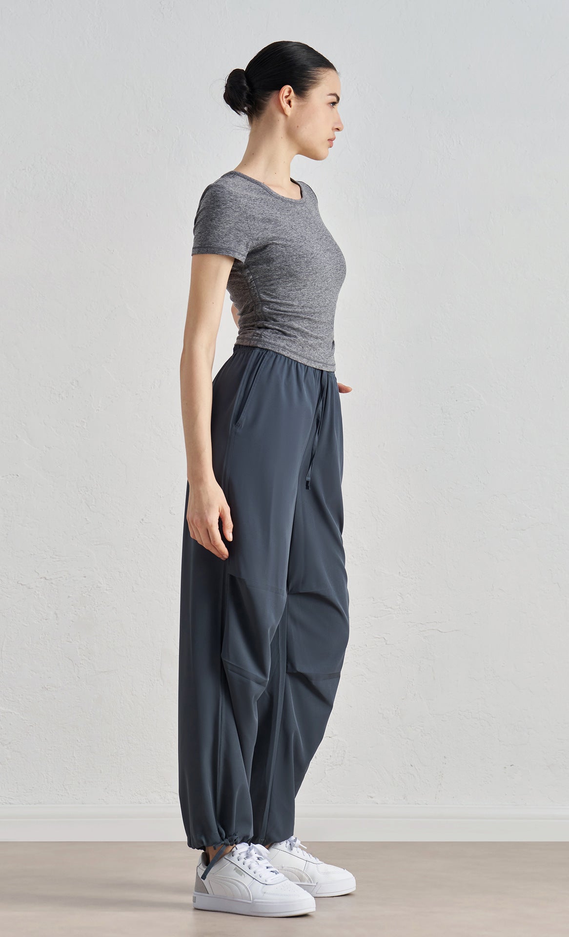 WOO YOGA Pants Luna High-Waisted Lightweight Casual Jogger