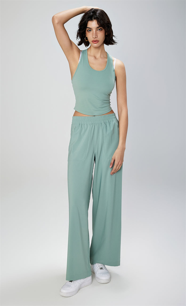 WOO YOGA Tops & Tees Gia Open Back Tank Top 