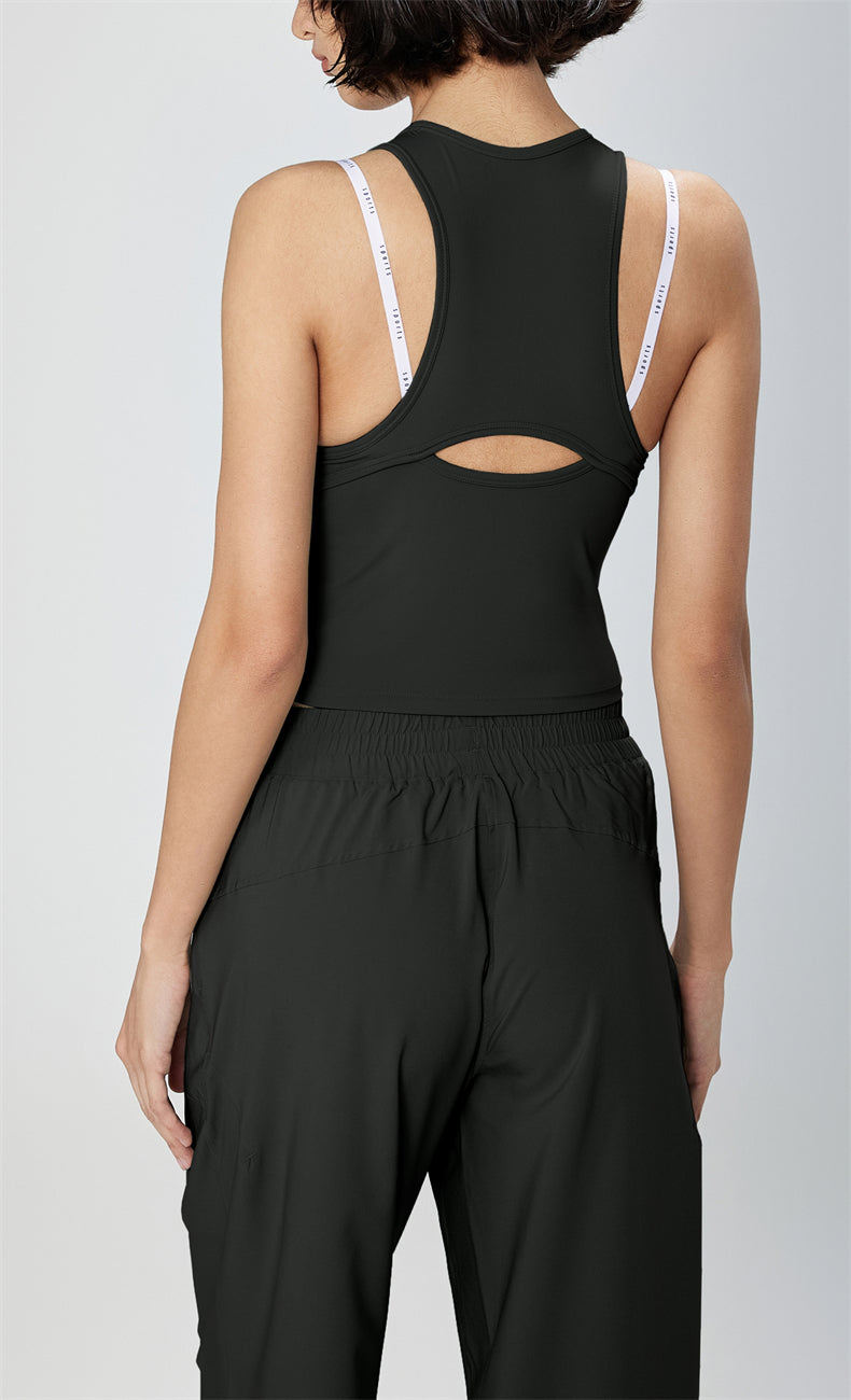 WOO YOGA Tops & Tees Gia Open Back Tank Top 