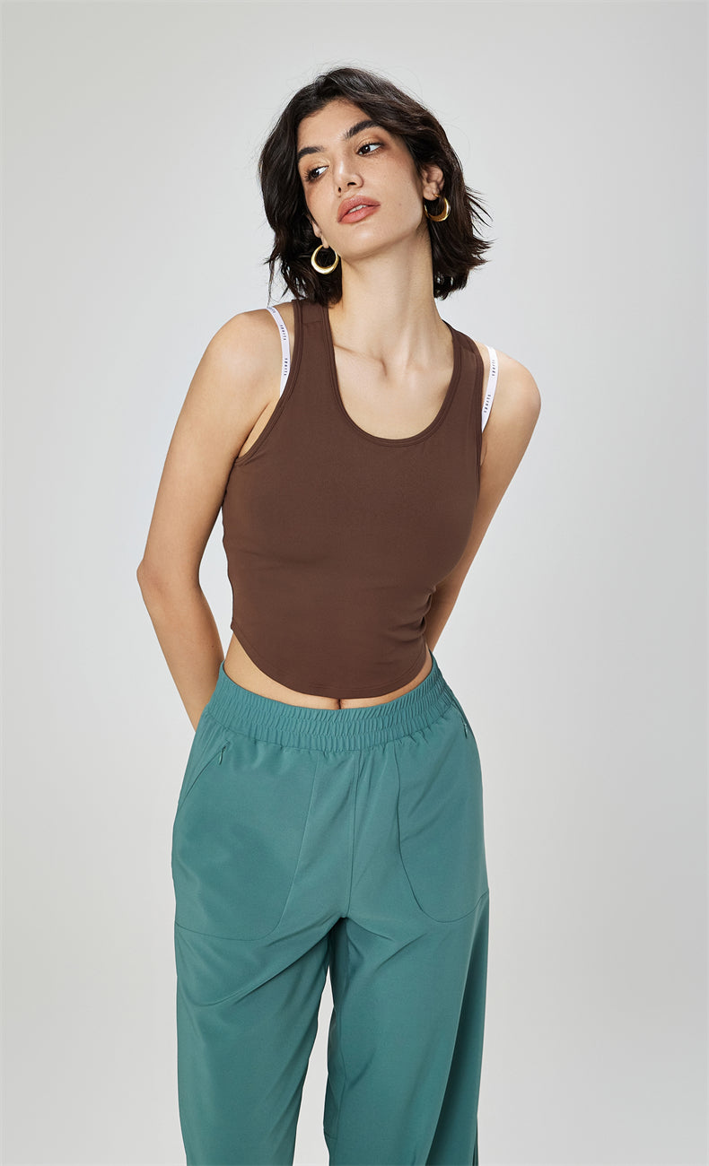 WOO YOGA Tops & Tees Gia Open Back Tank Top 