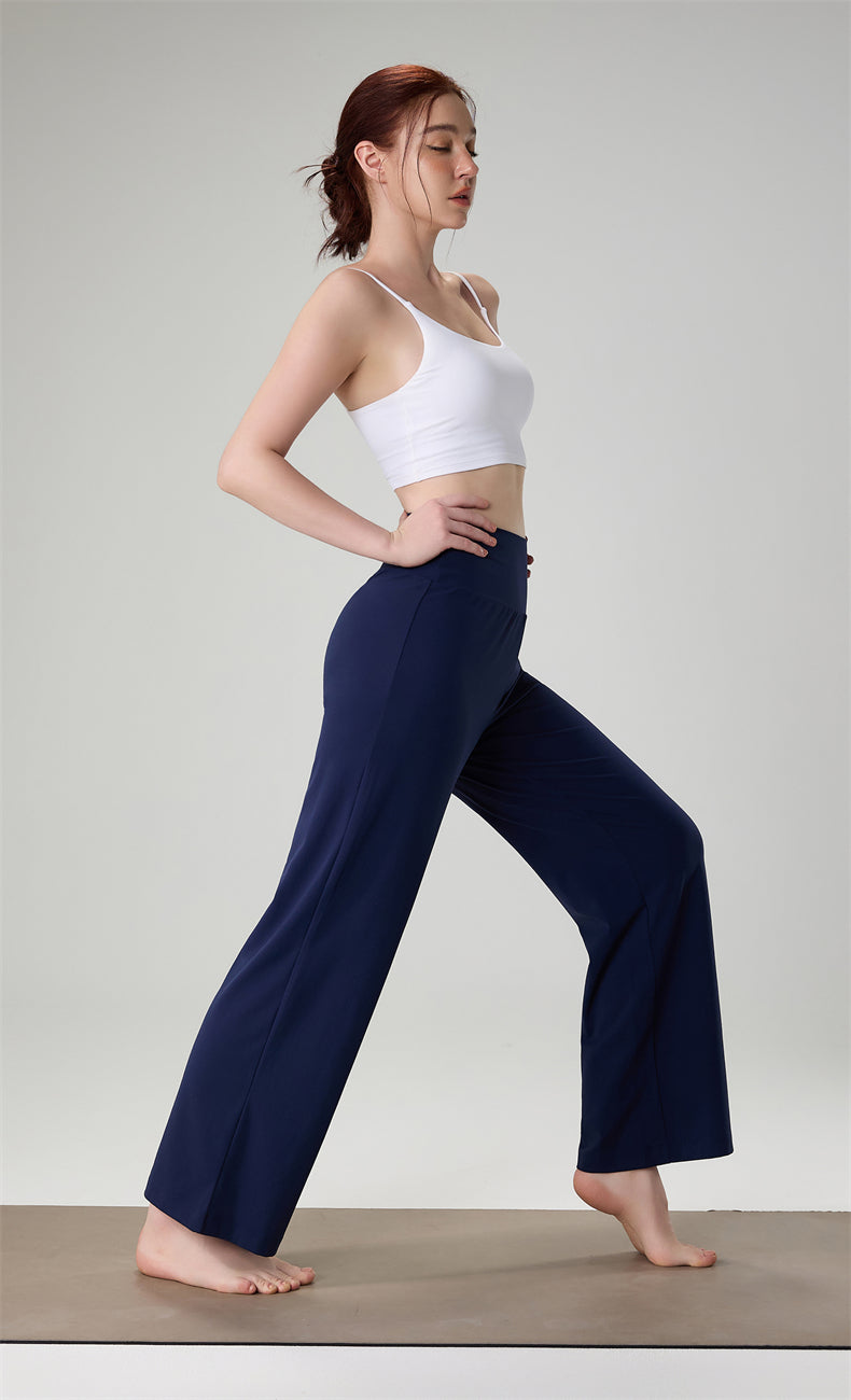 WOO YOGA Pants Alissa Wide Leg Lightweight Sweatpant 