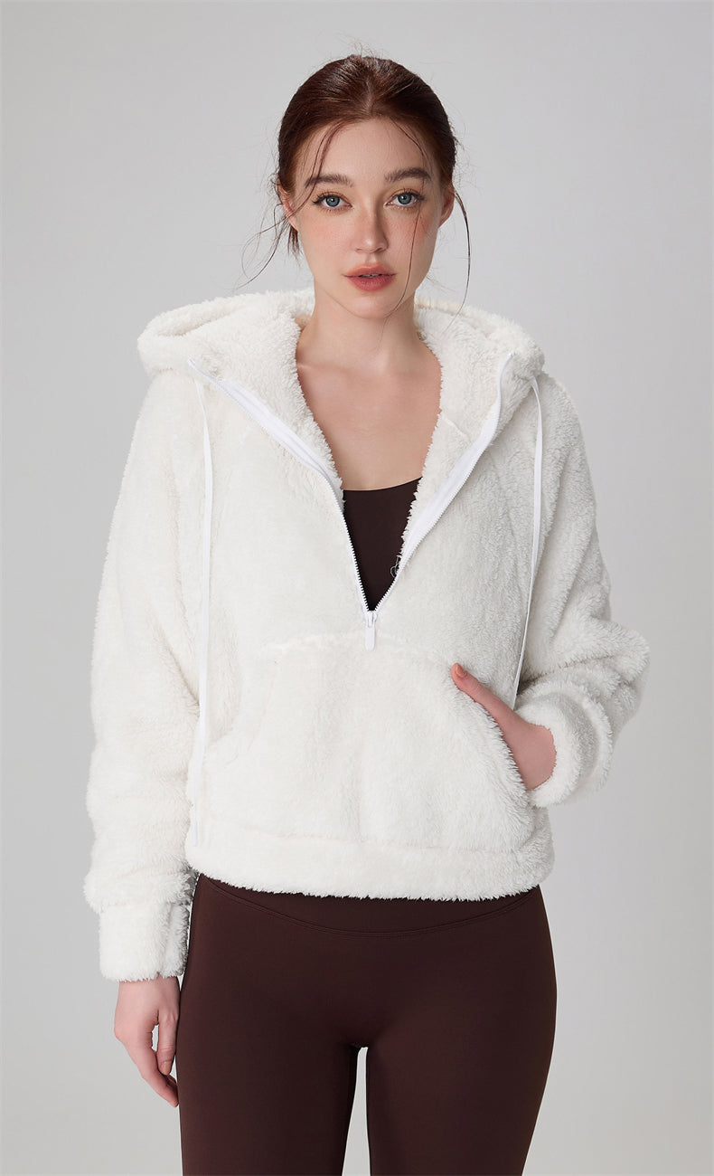 WOO YOGA Jackets Kaia Ultra Warm Fleece Hoodie 
