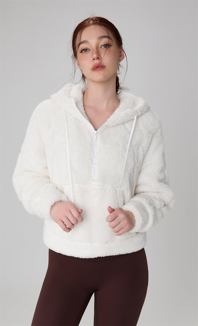 WOO YOGA Jackets Kaia Ultra Warm Fleece Hoodie 