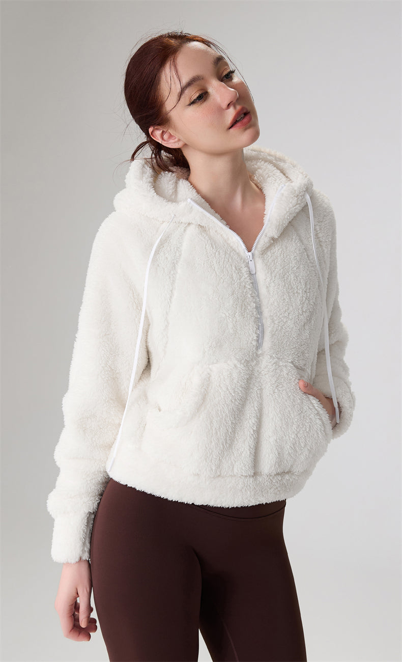 WOO YOGA Jackets Kaia Ultra Warm Fleece Hoodie 