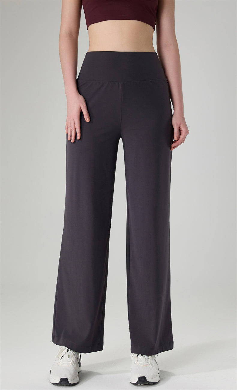WOO YOGA Pants Alissa Wide Leg Lightweight Sweatpant 